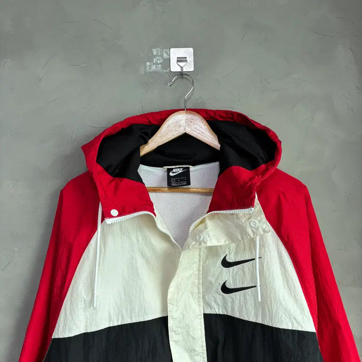 [BUNJANG] Nike Double Swoosh Woven Windbreaker Jacket / 나이키 더블 스우시 우븐 바람막이