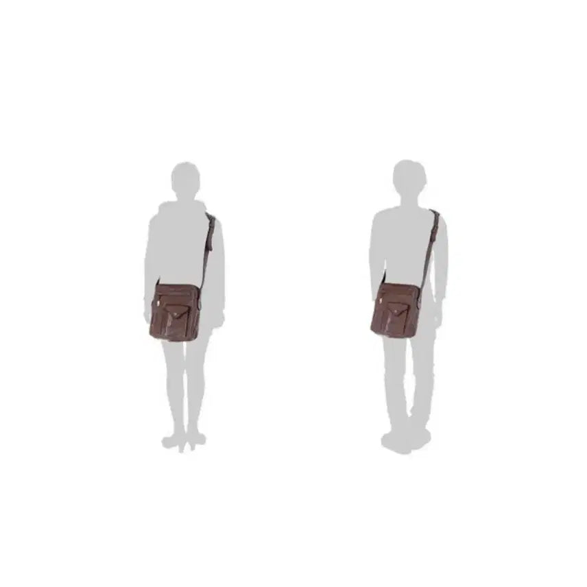 [BUNJANG] Porter Toscana Vintage Brown Leather Shoulder Bag / 요시다포터 크로스백 빈티지 브라운 토스카나