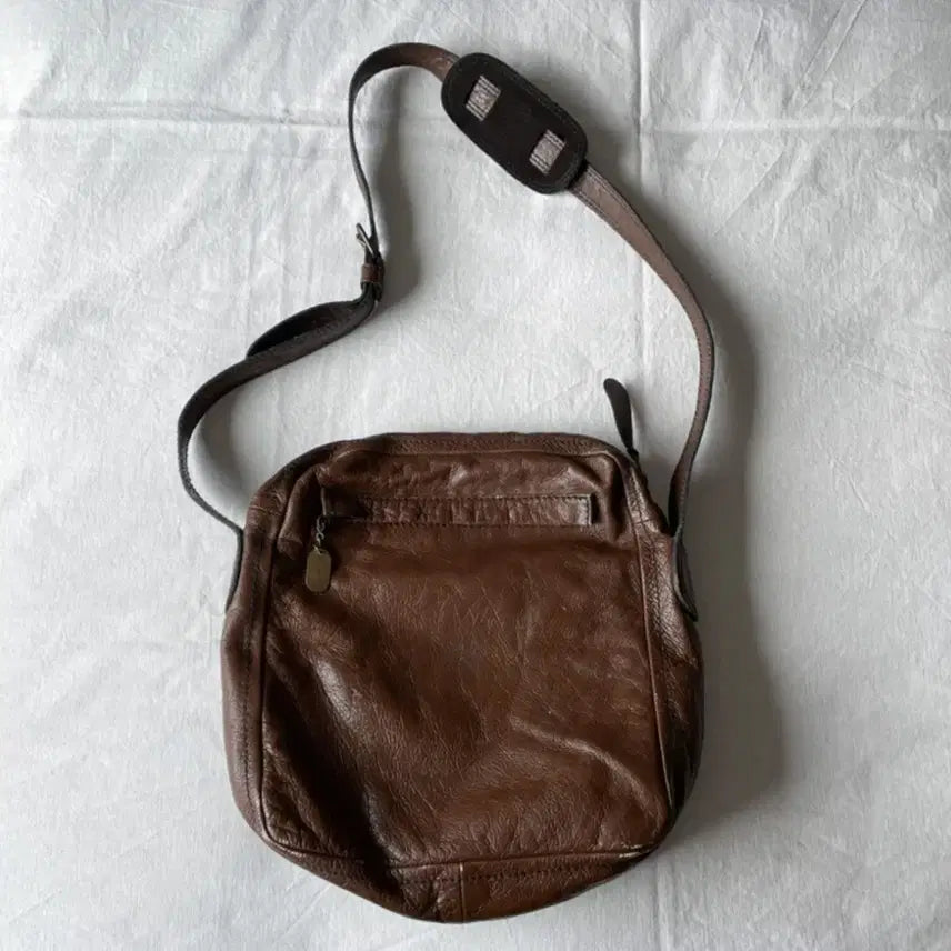 [BUNJANG] Porter Toscana Vintage Brown Leather Shoulder Bag / 요시다포터 크로스백 빈티지 브라운 토스카나