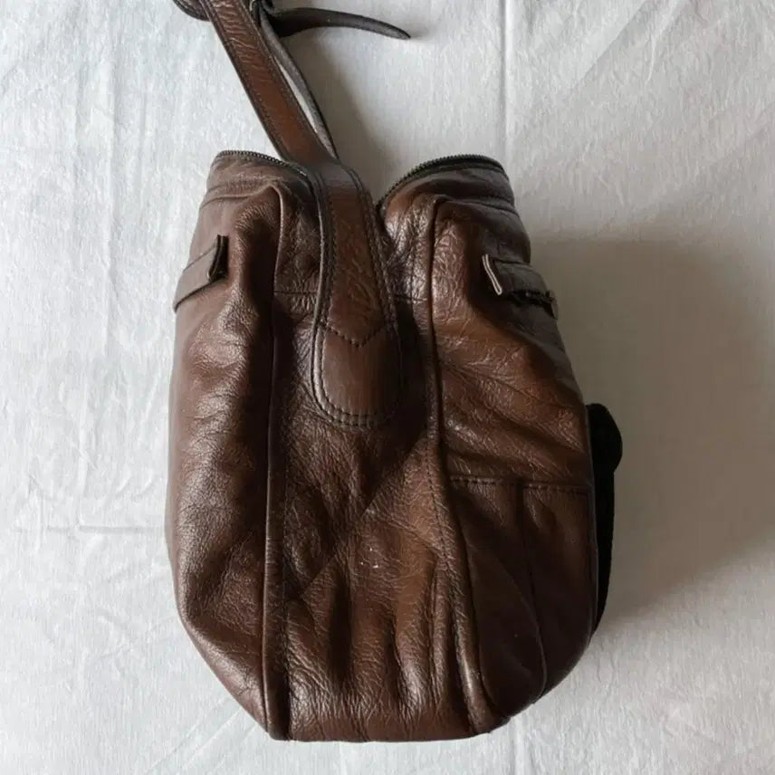 [BUNJANG] Porter Toscana Vintage Brown Leather Shoulder Bag / 요시다포터 크로스백 빈티지 브라운 토스카나