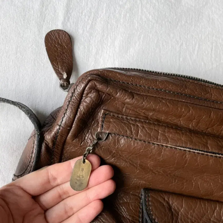 [BUNJANG] Porter Toscana Vintage Brown Leather Shoulder Bag / 요시다포터 크로스백 빈티지 브라운 토스카나