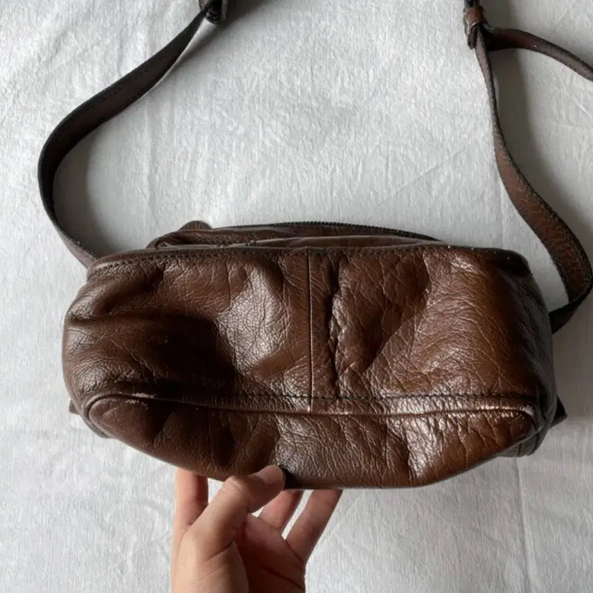 [BUNJANG] Porter Toscana Vintage Brown Leather Shoulder Bag / 요시다포터 크로스백 빈티지 브라운 토스카나