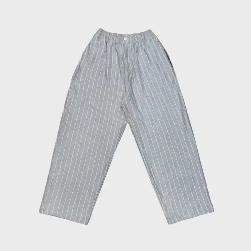 [BUNJANG] Mysterious Hotel Striped Sweat Pants Gray / (오늘만)미스테리어스호텔 스트라이프 스웻 팬츠 그레이