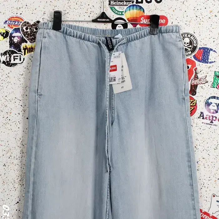 [BUNJANG] H&amp;M Low Rise Banding Jeans (XXS) / 여성XXS/ 텍새상품 H앤M 밴딩 로라이즈 청바지
