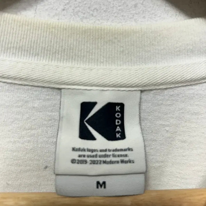 [BUNJANG] Kodak White Short Sleeve T-shirt M / 코닥 화이트 반팔 티셔츠 M