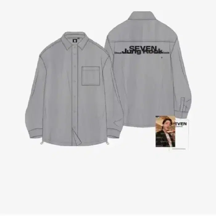 [SOLD OUT] BTS 정국 세븐 셔츠 (GY)