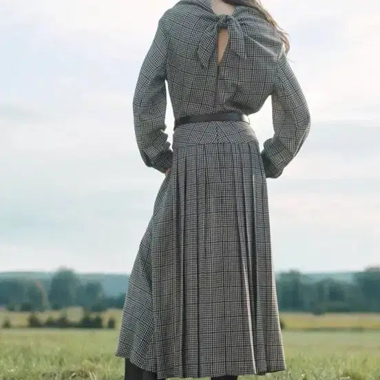 [BUNJANG] ZARA Limited Edition Check Pleated Dress / ZARA 자라 리미티드 에디션 체크 플리츠 원피스