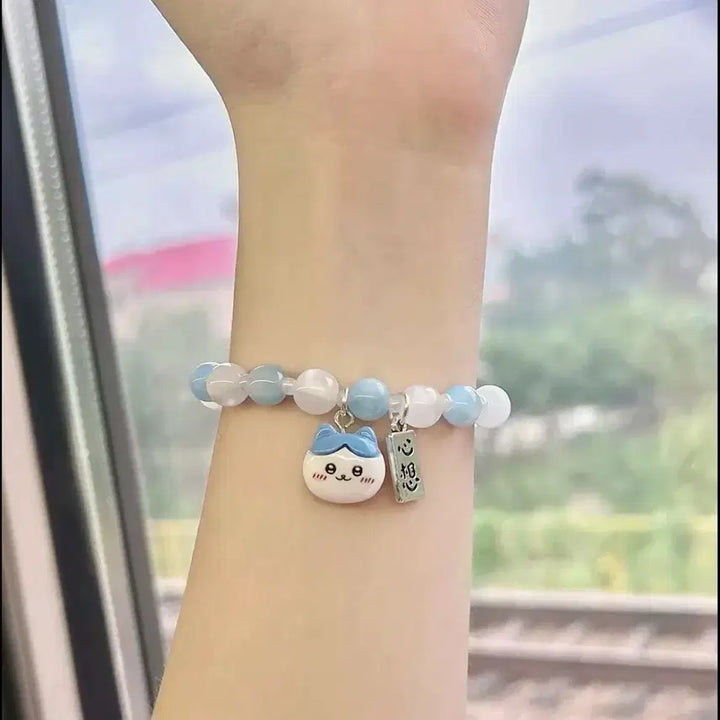 [BUNJANG] Chiikawa Beaded Bracelet / 치이카와 구슬 팔찌