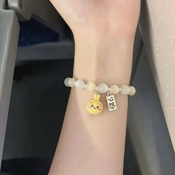 [BUNJANG] Chiikawa Beaded Bracelet / 치이카와 구슬 팔찌
