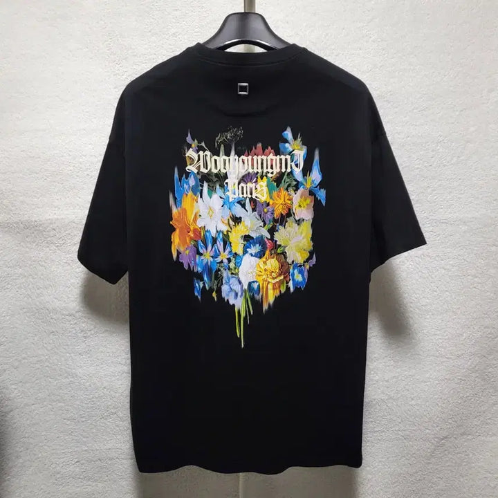 [BUNJANG] Wooyoungmi 22SS Multi Flower Back Logo Short Sleeve T-Shirt / [새상품급] 48 / 22SS 우영미 멀티 플라워 백로고 반팔티