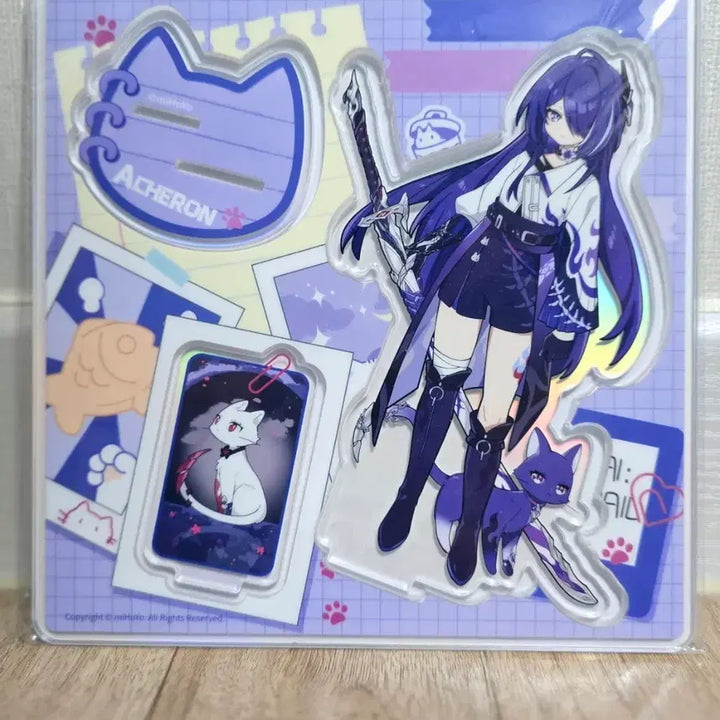 [BUNJANG] Honkai: Star Rail Tinycat Acheron Acrylic Stand / 붕괴 스타레일 타이니캣 아크릴 스탠드(아케론)