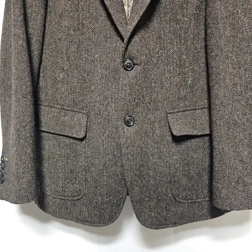 [BUNJANG] Hazzys Shetland Herringbone Wool Tweed Jacket / 헤지스 셔틀랜드 헤링본 울 트위드 자켓 105사이즈