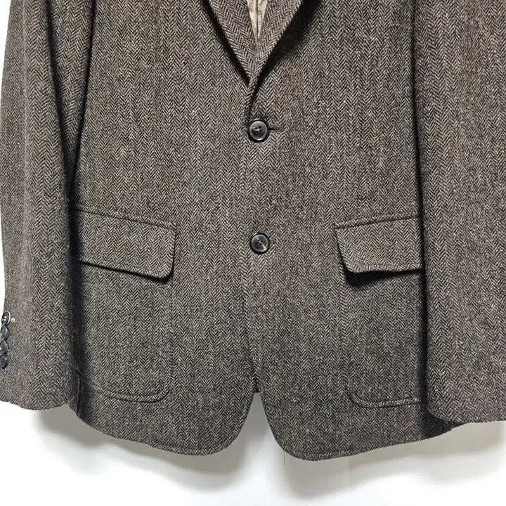 [BUNJANG] Hazzys Shetland Herringbone Wool Tweed Jacket / 헤지스 셔틀랜드 헤링본 울 트위드 자켓 105사이즈