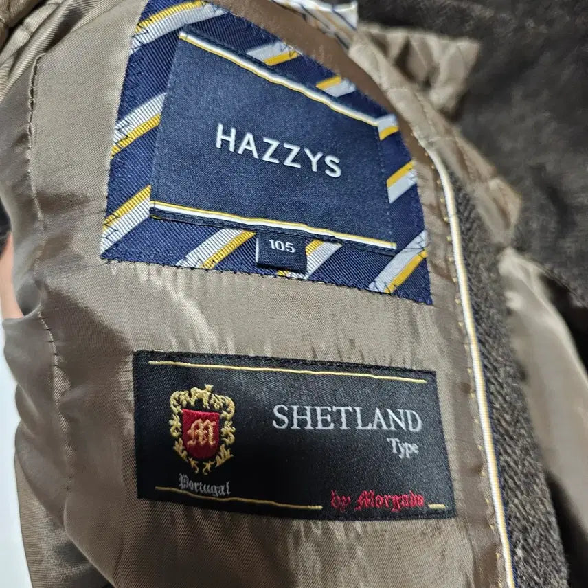 [BUNJANG] Hazzys Shetland Herringbone Wool Tweed Jacket / 헤지스 셔틀랜드 헤링본 울 트위드 자켓 105사이즈