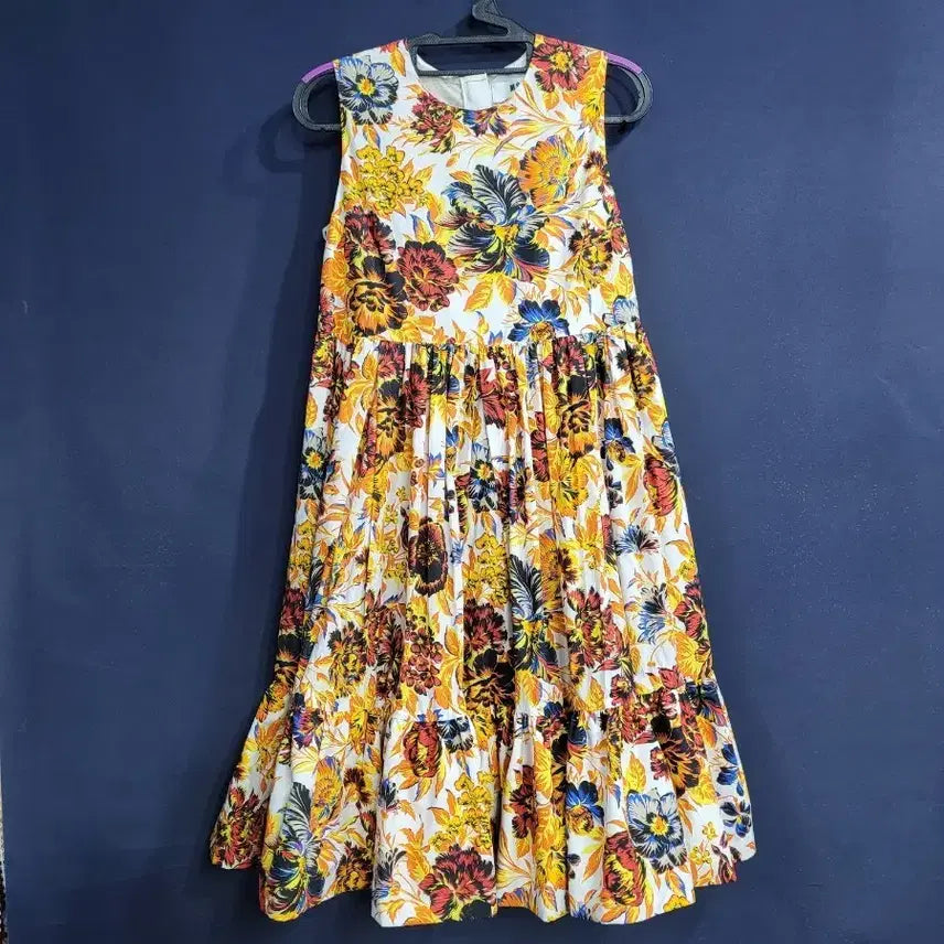 [BUNJANG] MSGM Sleeveless Shirred Dress / MSGM 민소매 셔링 원피스