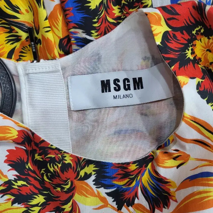 [BUNJANG] MSGM Sleeveless Shirred Dress / MSGM 민소매 셔링 원피스