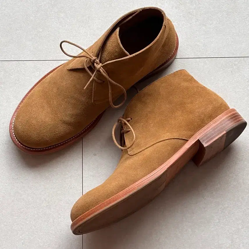 [BUNJANG] LOSTGARDEN UNIFORM Chukka Boots - Beige Suede / 로스트가든 유니폼 처카부츠 43.5(285) / 베이지 스웨이드