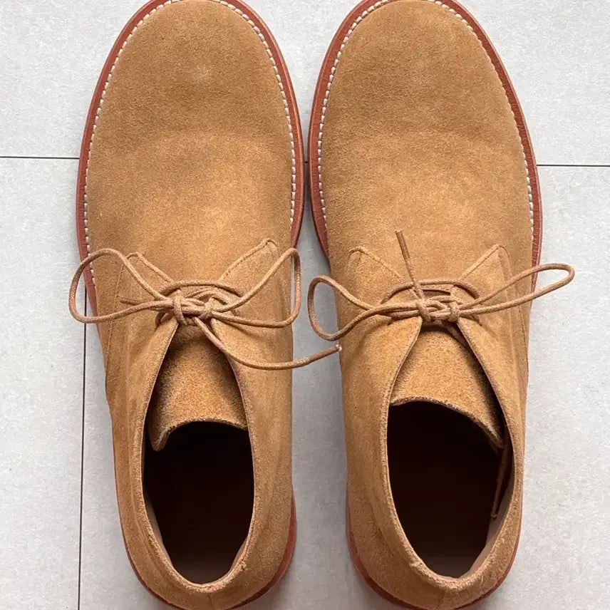 [BUNJANG] LOSTGARDEN UNIFORM Chukka Boots - Beige Suede / 로스트가든 유니폼 처카부츠 43.5(285) / 베이지 스웨이드