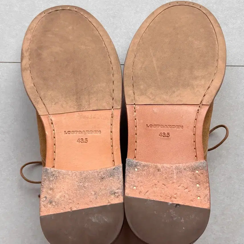 [BUNJANG] LOSTGARDEN UNIFORM Chukka Boots - Beige Suede / 로스트가든 유니폼 처카부츠 43.5(285) / 베이지 스웨이드