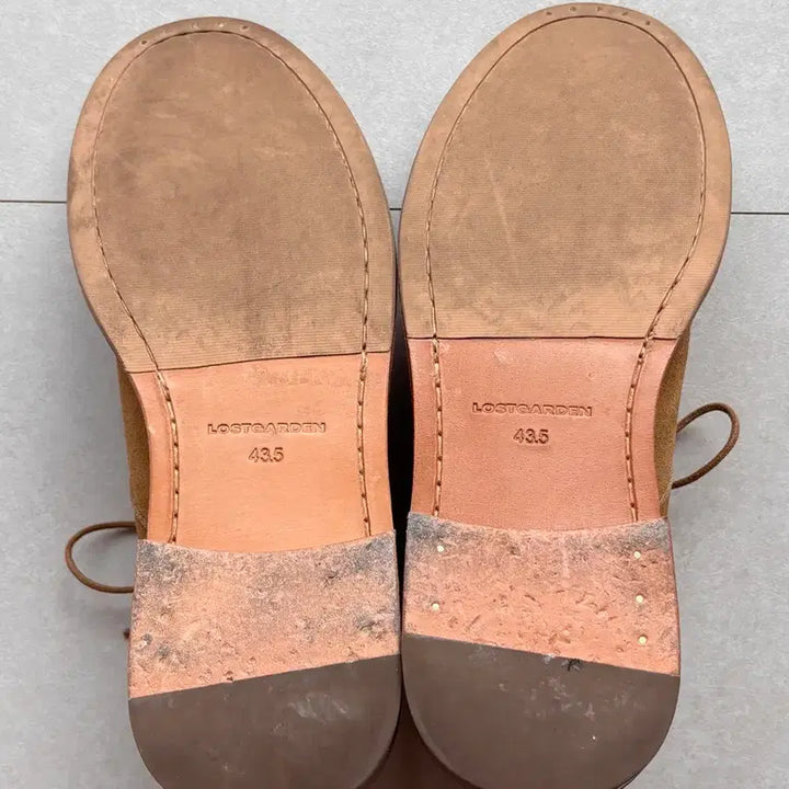[BUNJANG] LOSTGARDEN UNIFORM Chukka Boots - Beige Suede / 로스트가든 유니폼 처카부츠 43.5(285) / 베이지 스웨이드
