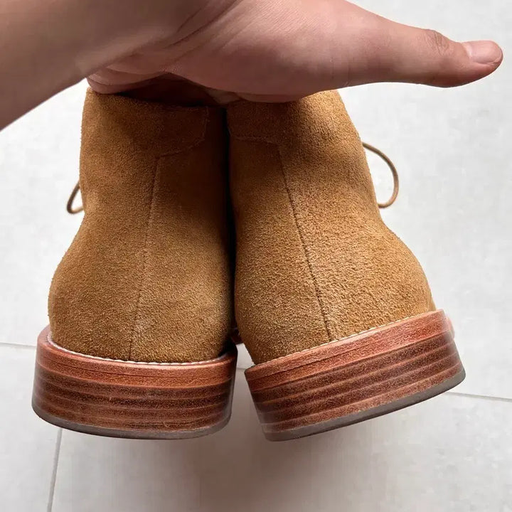 [BUNJANG] LOSTGARDEN UNIFORM Chukka Boots - Beige Suede / 로스트가든 유니폼 처카부츠 43.5(285) / 베이지 스웨이드