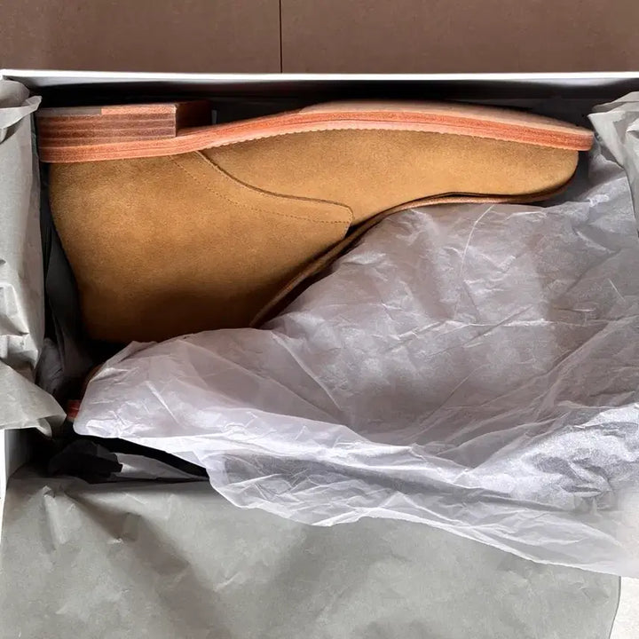 [BUNJANG] LOSTGARDEN UNIFORM Chukka Boots - Beige Suede / 로스트가든 유니폼 처카부츠 43.5(285) / 베이지 스웨이드