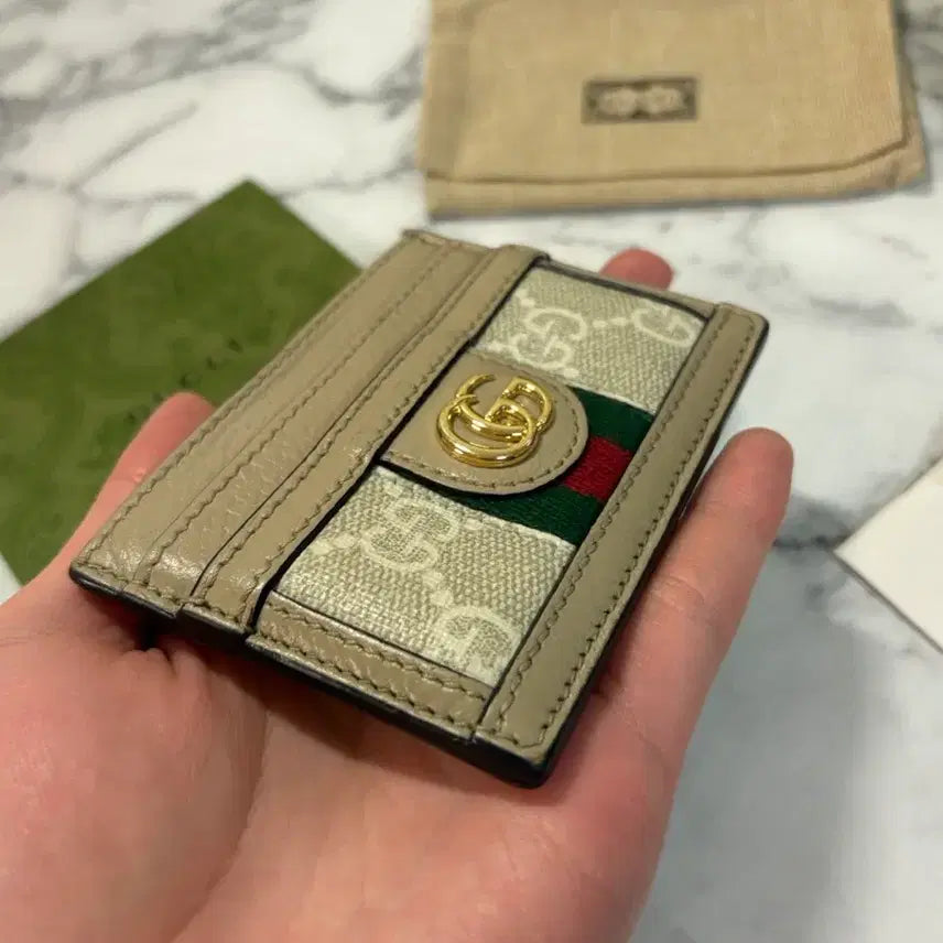 [BUNJANG] Gucci Ophidia GG Card Wallet / (정품/A+) 구찌 오피디아 GG 카드지갑 풀박스