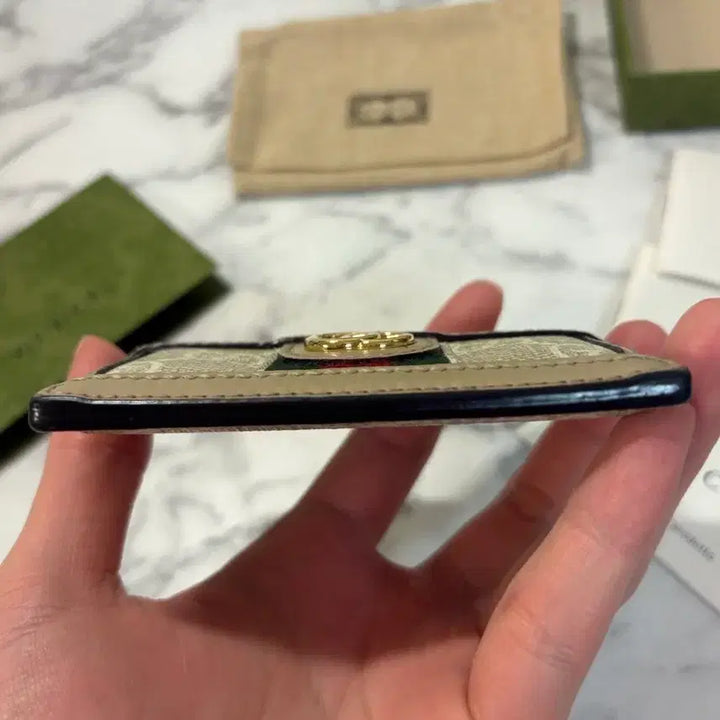 [BUNJANG] Gucci Ophidia GG Card Wallet / (정품/A+) 구찌 오피디아 GG 카드지갑 풀박스