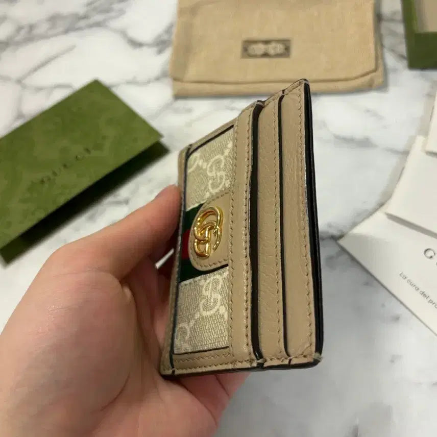 [BUNJANG] Gucci Ophidia GG Card Wallet / (정품/A+) 구찌 오피디아 GG 카드지갑 풀박스