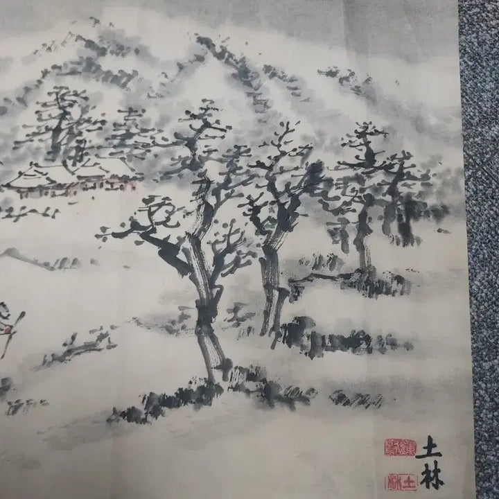 [BUNJANG] Torim Kim Jong-hyun Snowy Landscape Painting / 토림 김종현 (설경산수화)