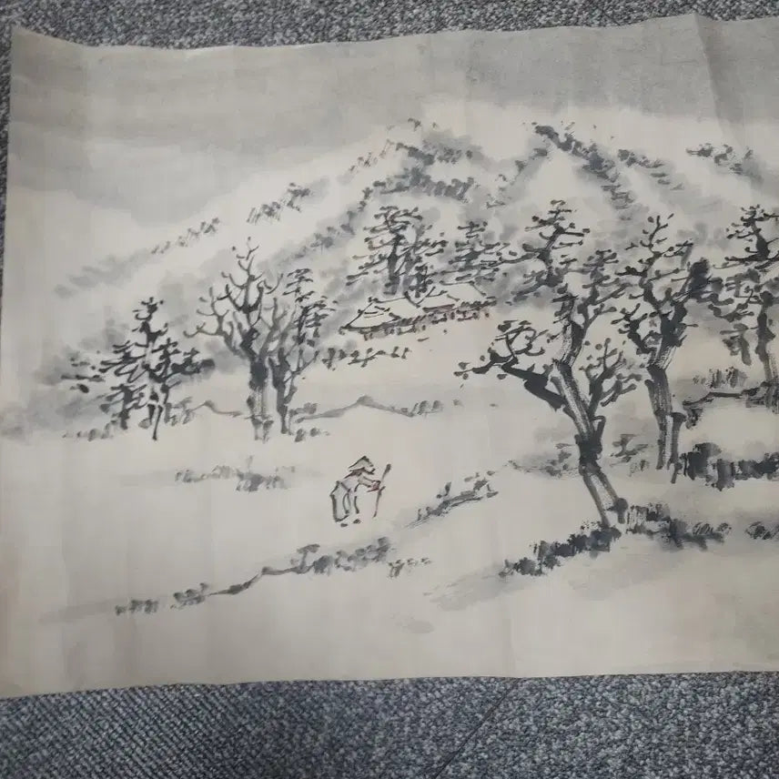 [BUNJANG] Torim Kim Jong-hyun Snowy Landscape Painting / 토림 김종현 (설경산수화)