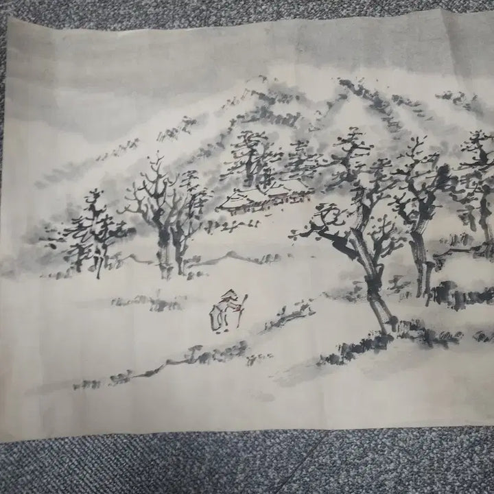 [BUNJANG] Torim Kim Jong-hyun Snowy Landscape Painting / 토림 김종현 (설경산수화)