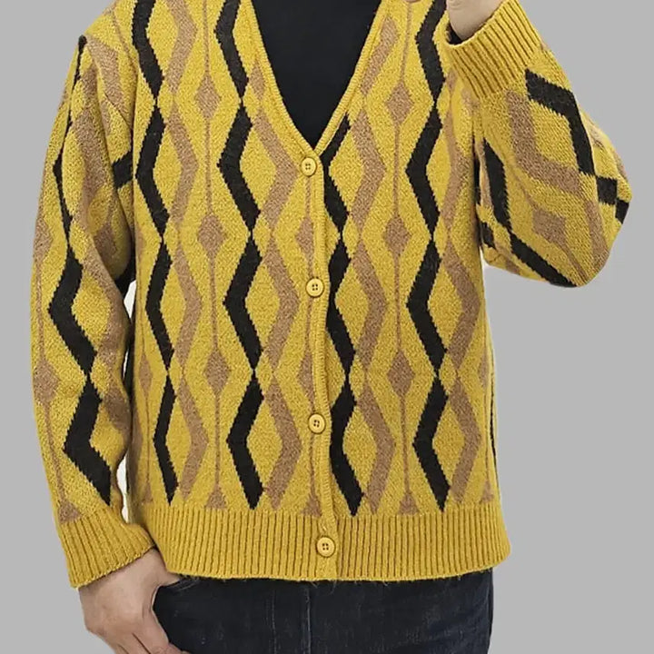 [SOLD OUT] JournalStandard 저널스탠다드 브리티시패턴 자카드 가디건 M