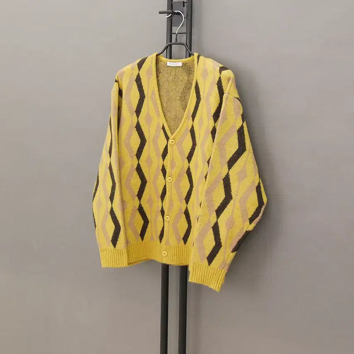 [SOLD OUT] JournalStandard 저널스탠다드 브리티시패턴 자카드 가디건 M
