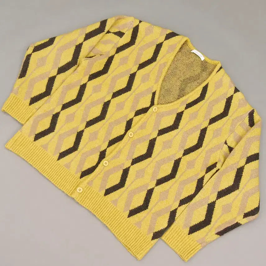 [SOLD OUT] JournalStandard 저널스탠다드 브리티시패턴 자카드 가디건 M