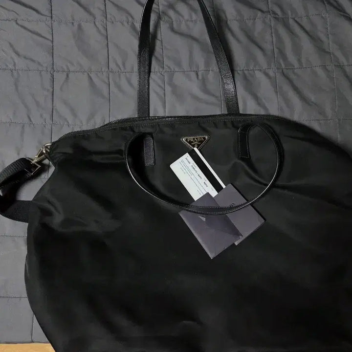 [BUNJANG] Prada Re-Nylon Tote &amp; Cross Bag / 프라다 / 리나일론 토트&amp;크로스 겸용 가방  / 상태 좋음