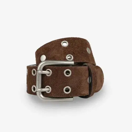[BUNJANG] Bislow Suede Double Hole Belt / 비슬로우 스웨이드 더블 홀 벨트