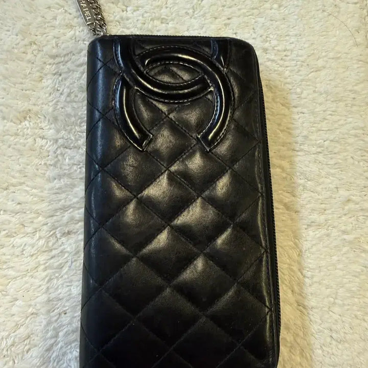 [BUNJANG] Chanel Black Quilted Long Wallet / 샤넬 블랙 퀼팅 장지갑 (깜봉지갑)