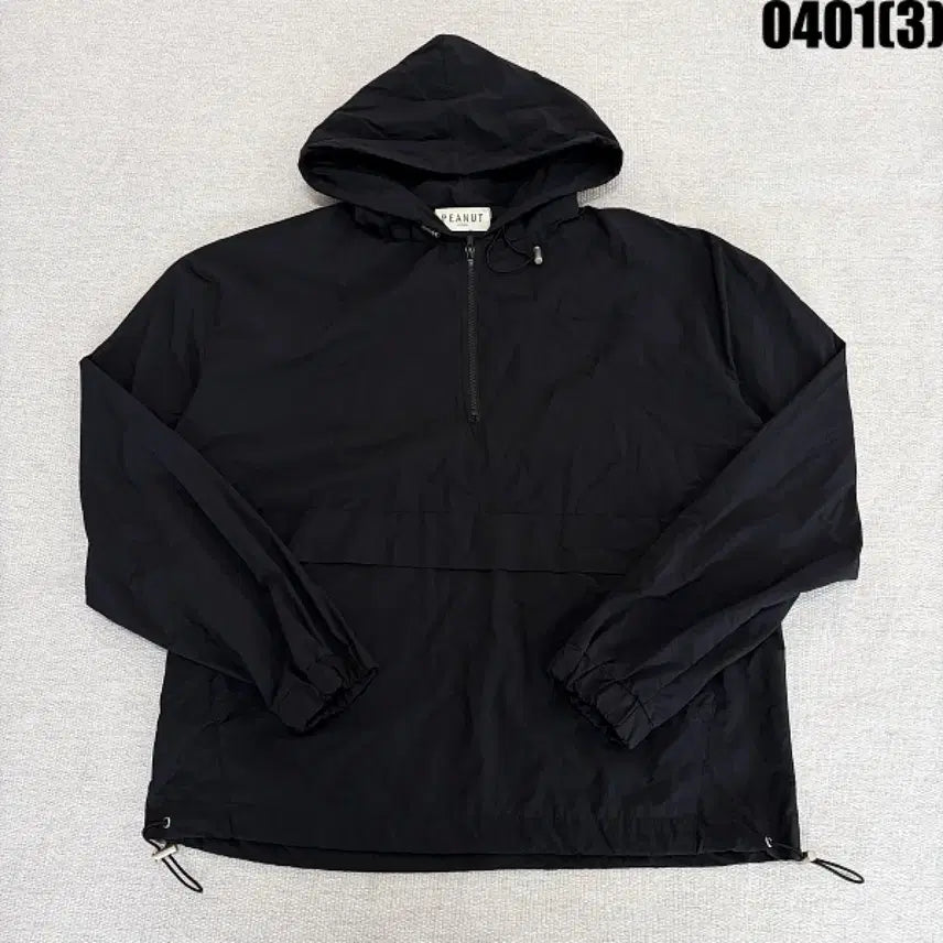 [SOLD OUT] PEANUT 후드 아노락 블랙 0401(3)