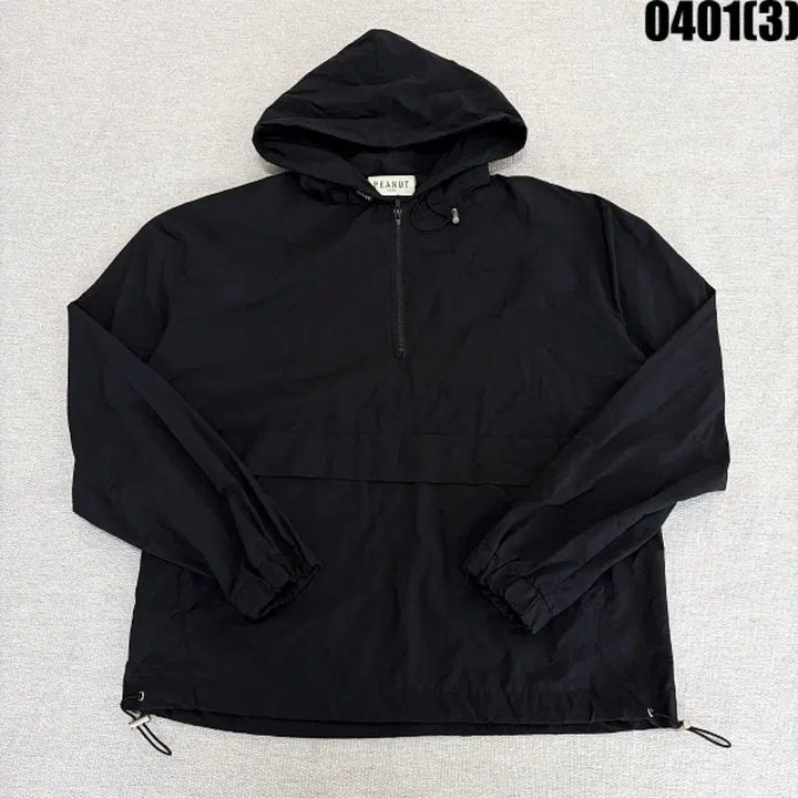 [SOLD OUT] PEANUT 후드 아노락 블랙 0401(3)