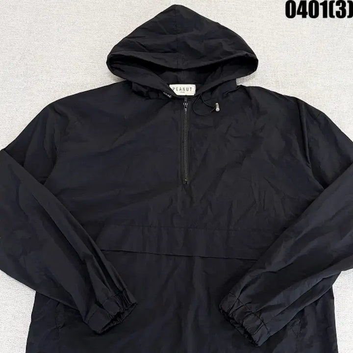 [SOLD OUT] PEANUT 후드 아노락 블랙 0401(3)