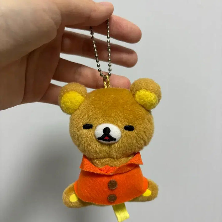 [BUNJANG] Classic Rilakkuma Plush Keychain / 고전 리락쿠마 인형 키링
