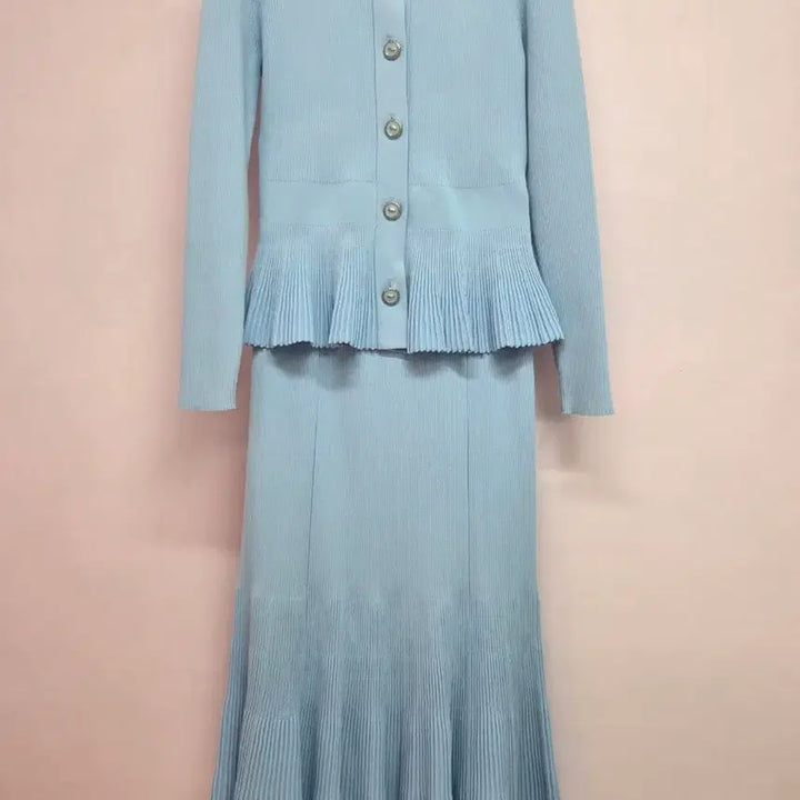 [BUNJANG] Jesi New York Ribbed Knit Top and Bottom Set / 제시뉴욕 골지 니트 상.하의 세트