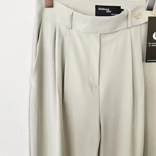 [BUNJANG] Green Wide Pants / 연두 와이드팬츠 새상품
