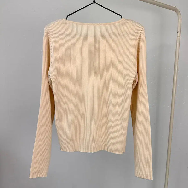 [BUNJANG] Spring Ribbed Knit Top and Long Skirt Two-Piece Set / 봄 골지 니트티 롱스커트 투피스 세트 등원룩 출근룩 오피스룩 하객룩
