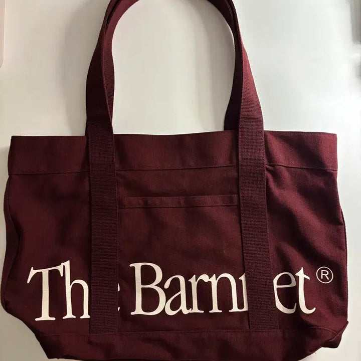 [BUNJANG] The Barnet Wine Tote Bag / 더바넷 와인 토트백