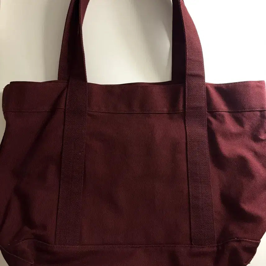 [BUNJANG] The Barnet Wine Tote Bag / 더바넷 와인 토트백