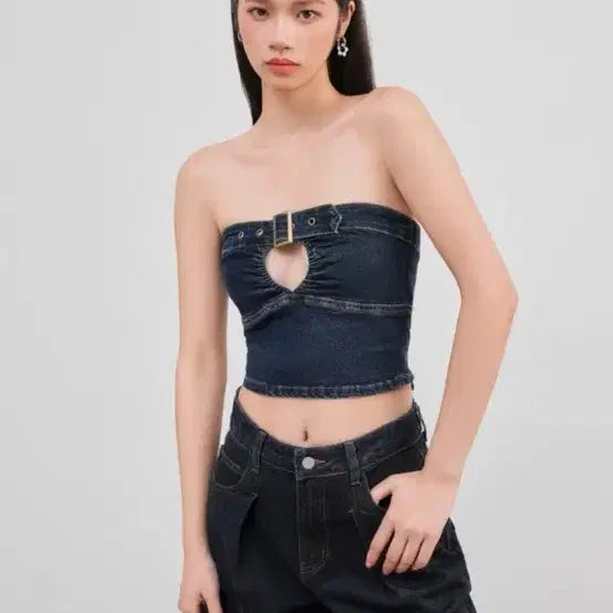 [BUNJANG] Shop Sidera Crop Tube Top XS / 샵사이다 크롭 튜브탑 XS 55