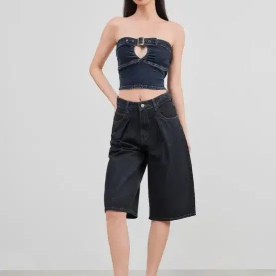 [BUNJANG] Shop Sidera Crop Tube Top XS / 샵사이다 크롭 튜브탑 XS 55