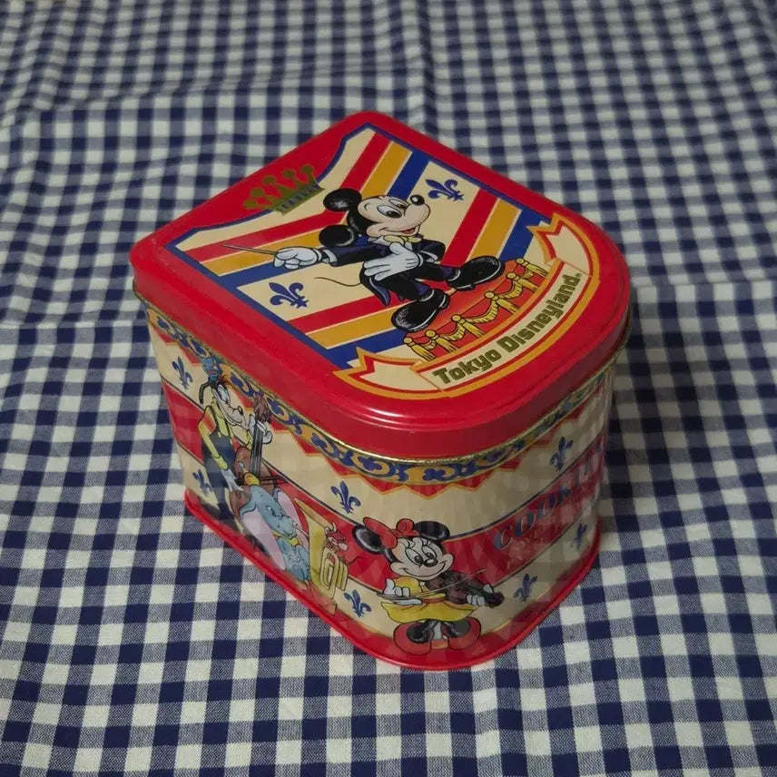 [BUNJANG] 1999 Disneyland Retro Tin Case - Mickey Mouse, Dumbo, Goofy, Pluto / 고전 1999 디즈니랜드 레트로 틴케이스 미키마우스 덤보 구피 플루토